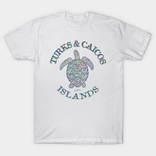 Turks & Caicos Islands Sea Turtle (Distressed) T-Shirt